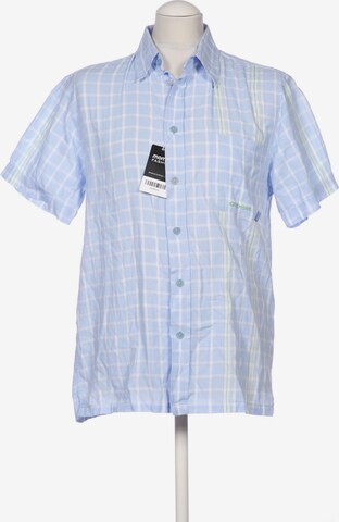 CHIEMSEE Button Up Shirt in M in Blue: front