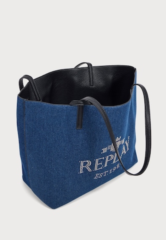 Shopper di REPLAY in blu: superiore