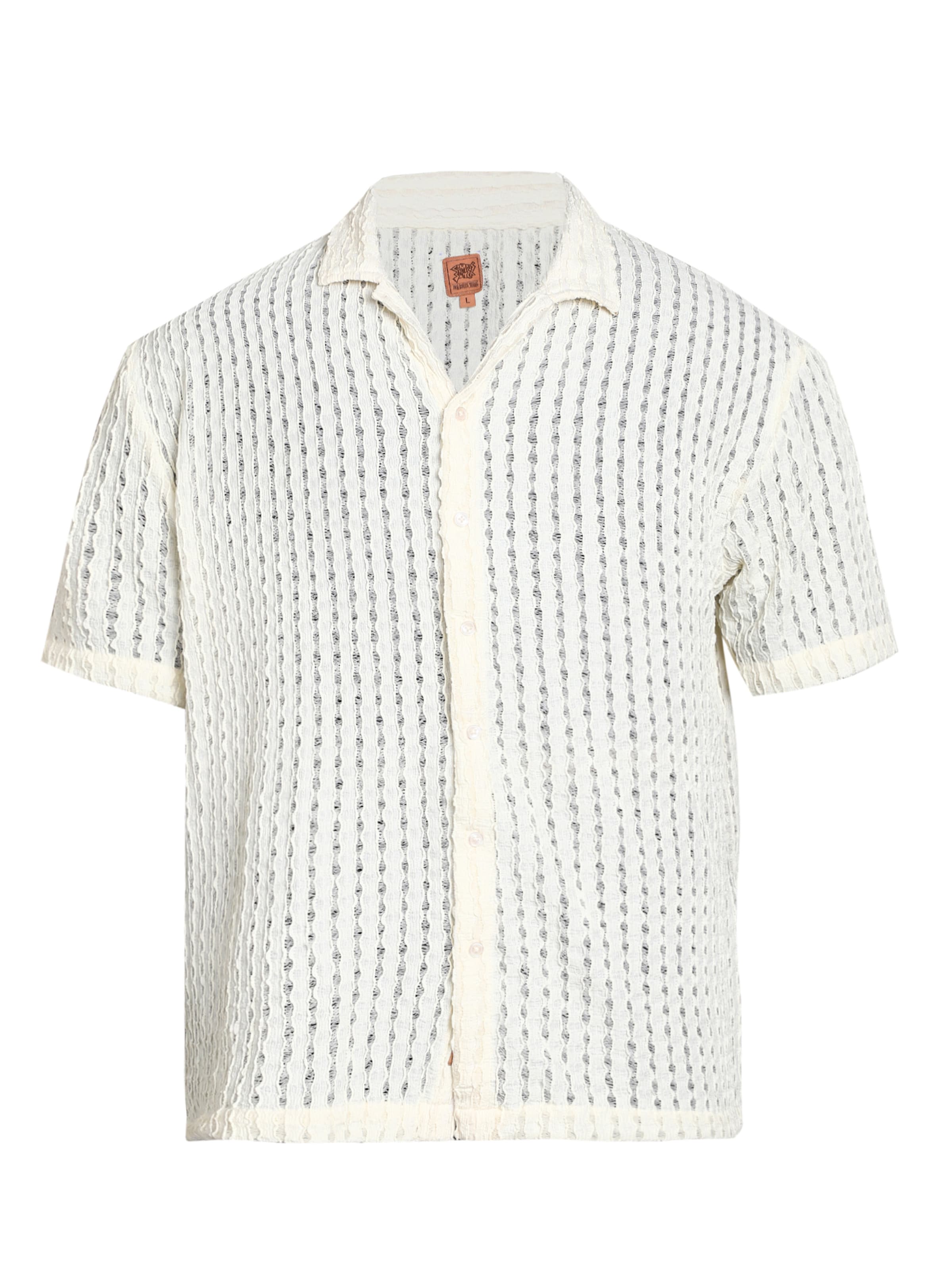 Campus Sutra Regular Fit Hemd 'Tonya' in Weiß: Vorderseite