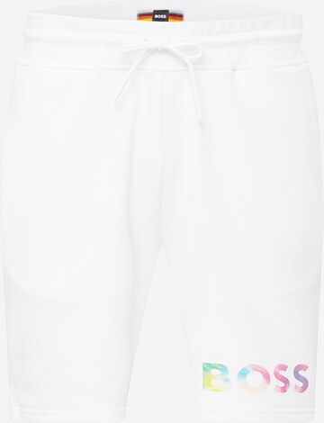 BOSS Regular Shorts 'Javon' in Weiß: predná strana