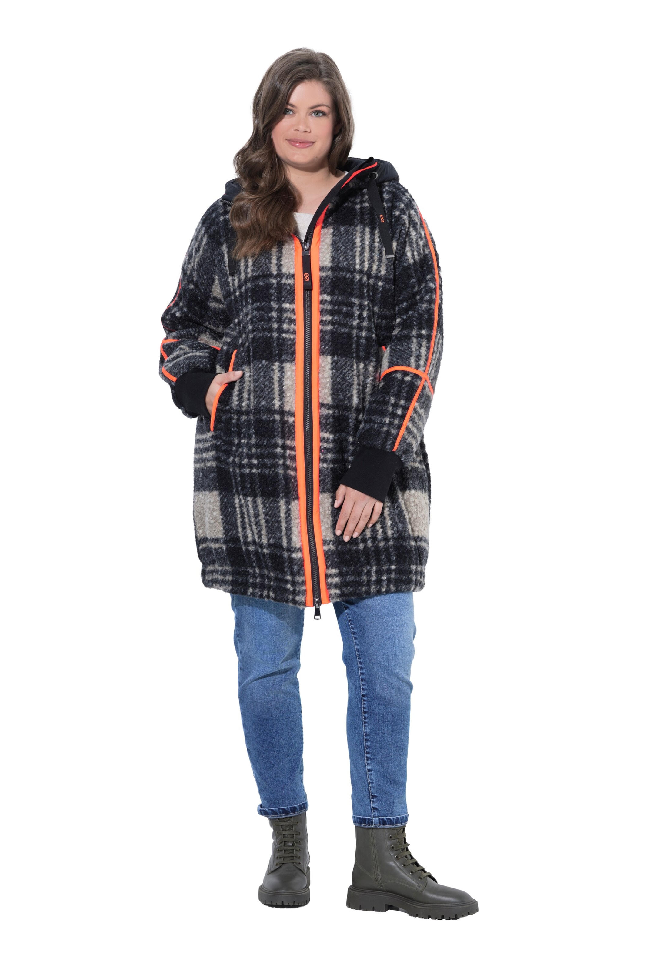 LAURASØN Jacke in Grau: Vorderseite