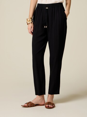 oltre Loosefit Broek in Zwart