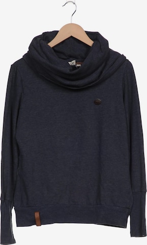 naketano Sweatshirt & Zip-Up Hoodie in L in Blue: front