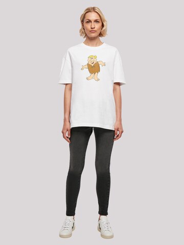 Maglietta 'The Flintstones Barney Rubble Classic Pose' di F4NT4STIC in bianco