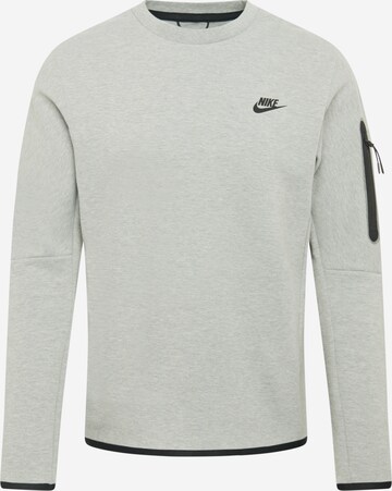 Felpa 'Tech Fleece' di Nike Sportswear in grigio: frontale