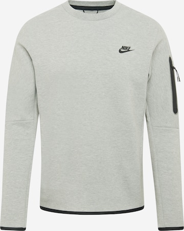 Nike Sportswear Sweatshirt 'Tech Fleece' in Grey: front