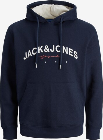 JACK & JONES Mikina 'Friday' – modrá: přední strana