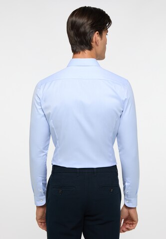 ETERNA Slim fit Button Up Shirt in Blue
