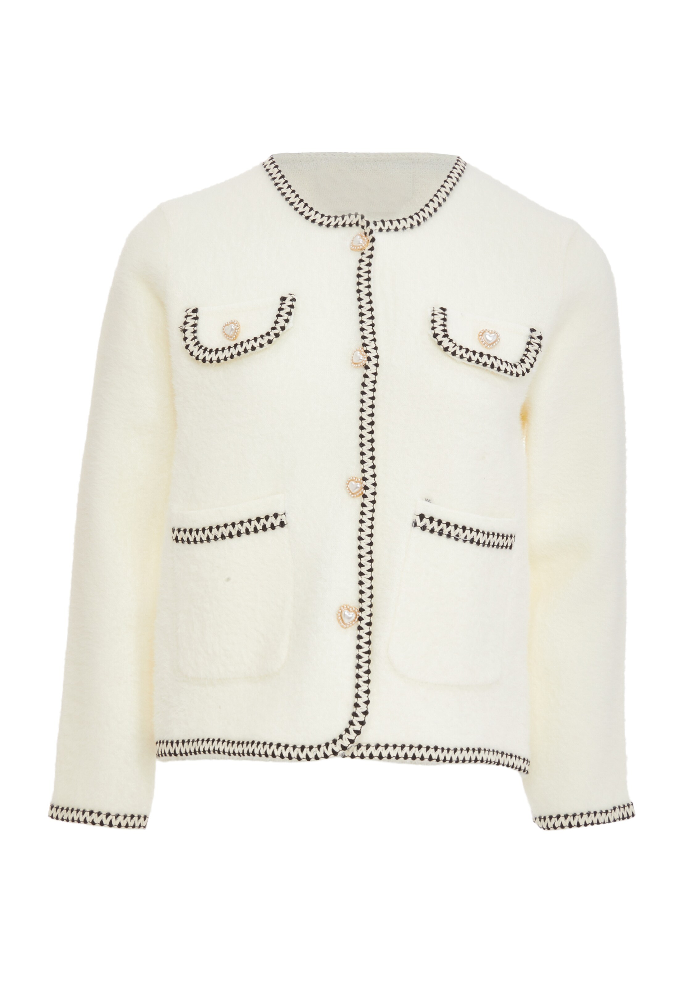 CARNEA Cardigan i hvid: forside