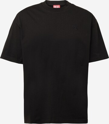 DIESEL Shirt 'BOGGY-MEGOVAL' in Zwart: voorkant