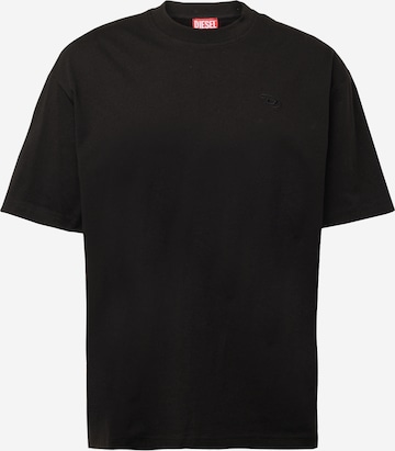 DIESEL قميص 'BOGGY-MEGOVAL' بلون أسود: الأمام