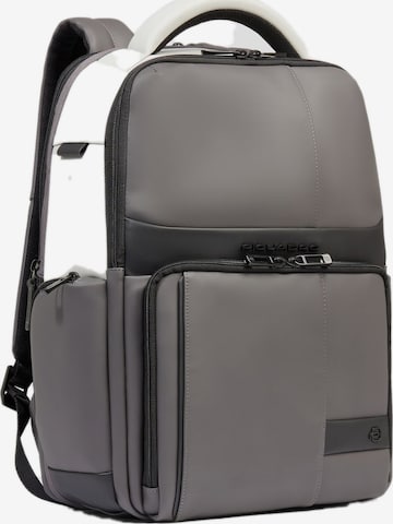 Sac à dos Piquadro en gris : devant