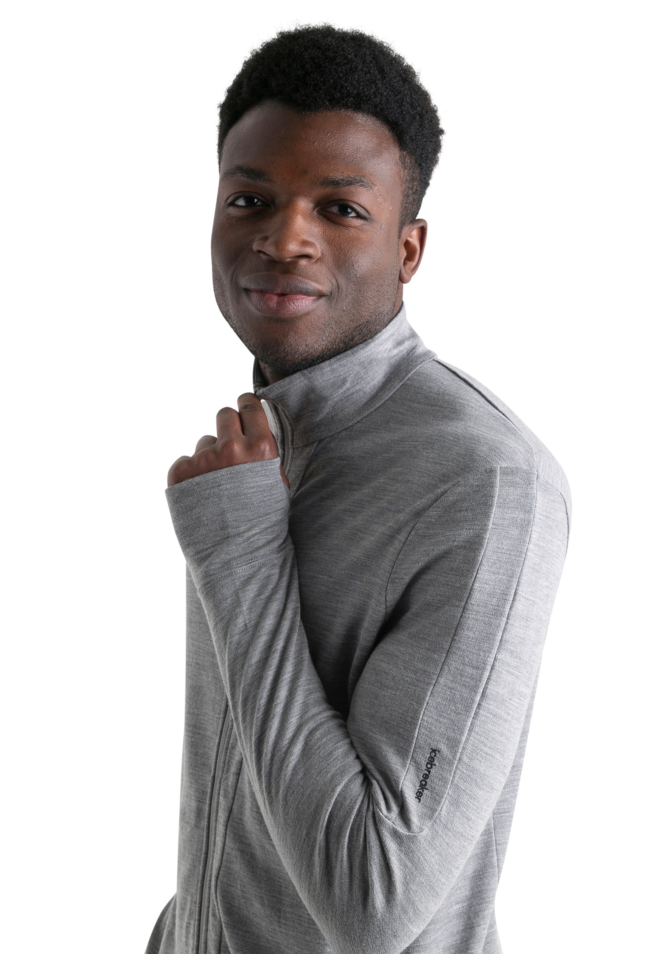 ICEBREAKERSportski gornji dio trenirke - siva boja