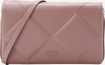 Calvin Klein - Mala de ombro em roxo: frente