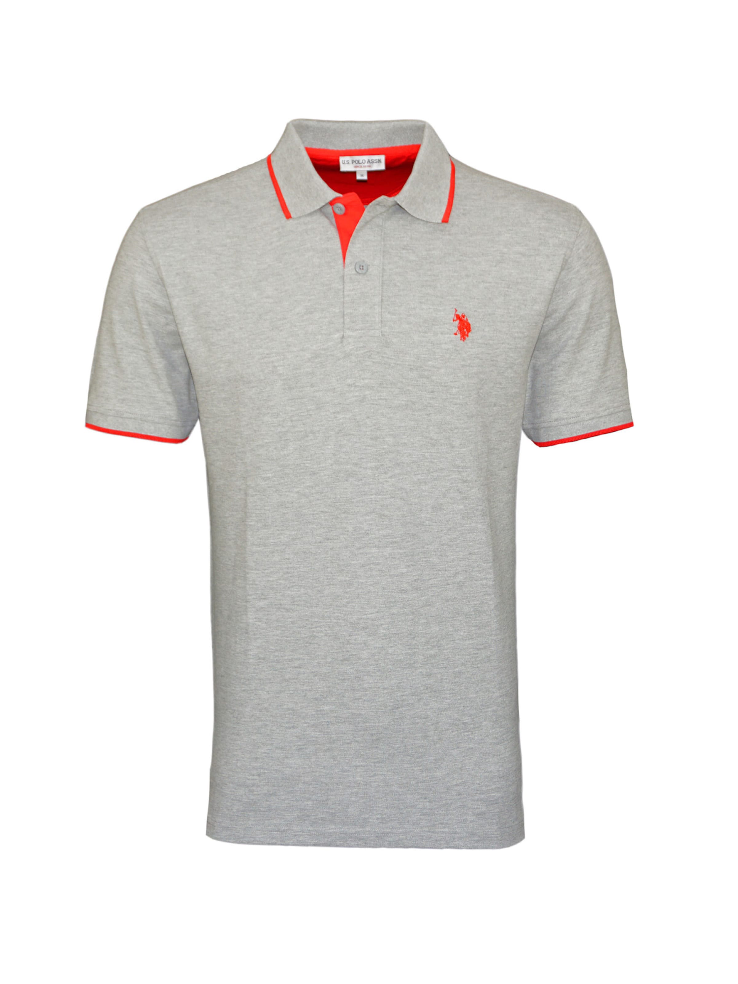 U.S. POLO ASSN. Tričko - Sivá: predná strana