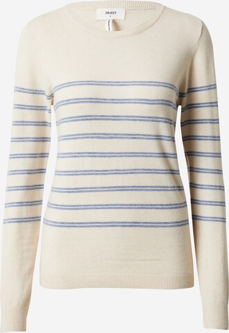 OBJECT Sweater 'THESS' in Beige: front
