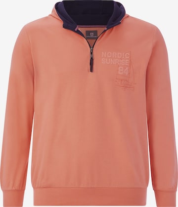 Jan Vanderstorm Sweatshirt 'Korbenkt' in Orange: Vorderseite