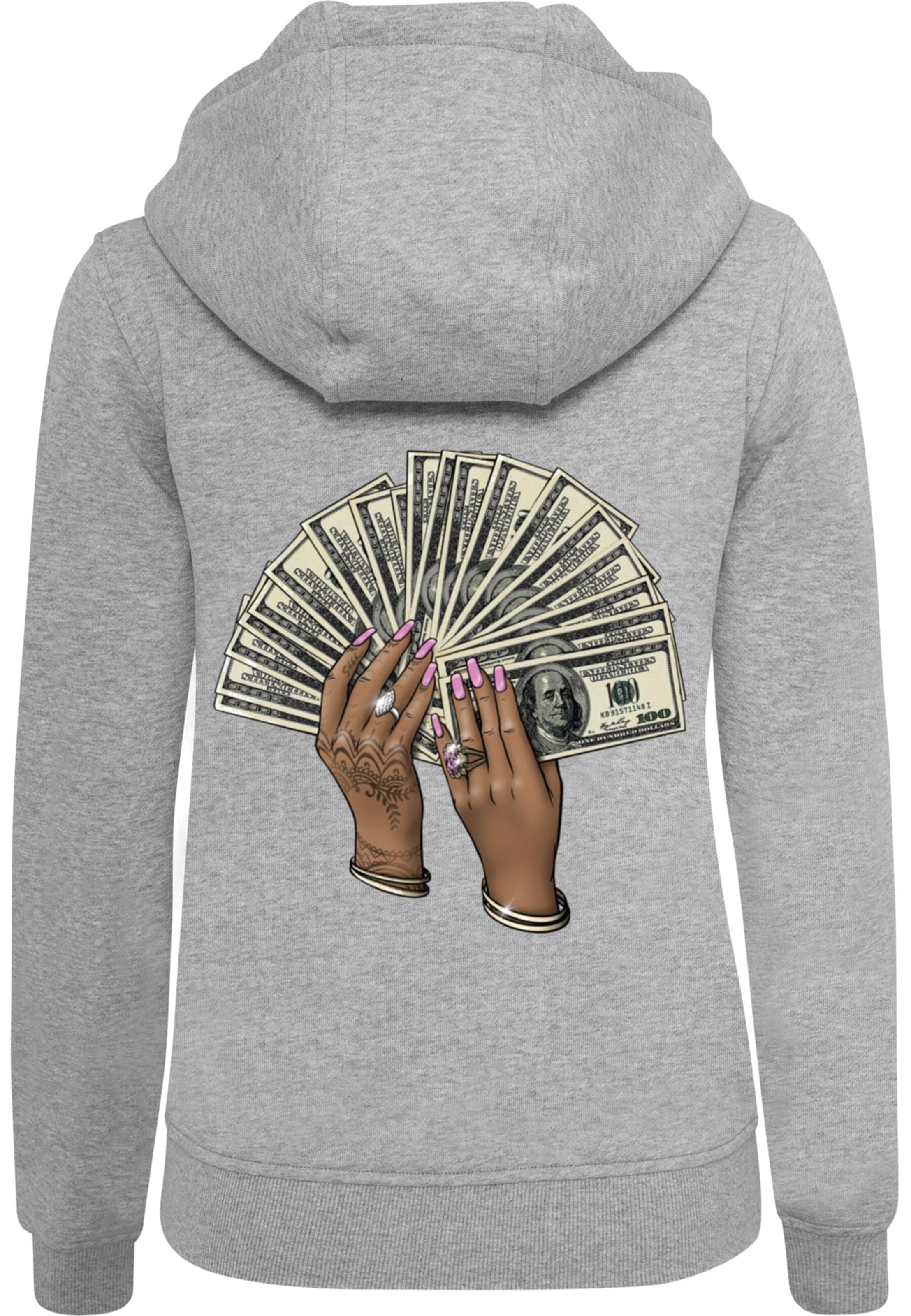 Mister Tee Sweatshirt 'B**** Better' in Grey