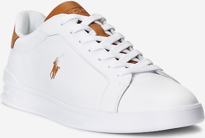 Sportbačiai be auliuko iš Polo Ralph Lauren, spalva – ruda / balta, Prekių apžvalga