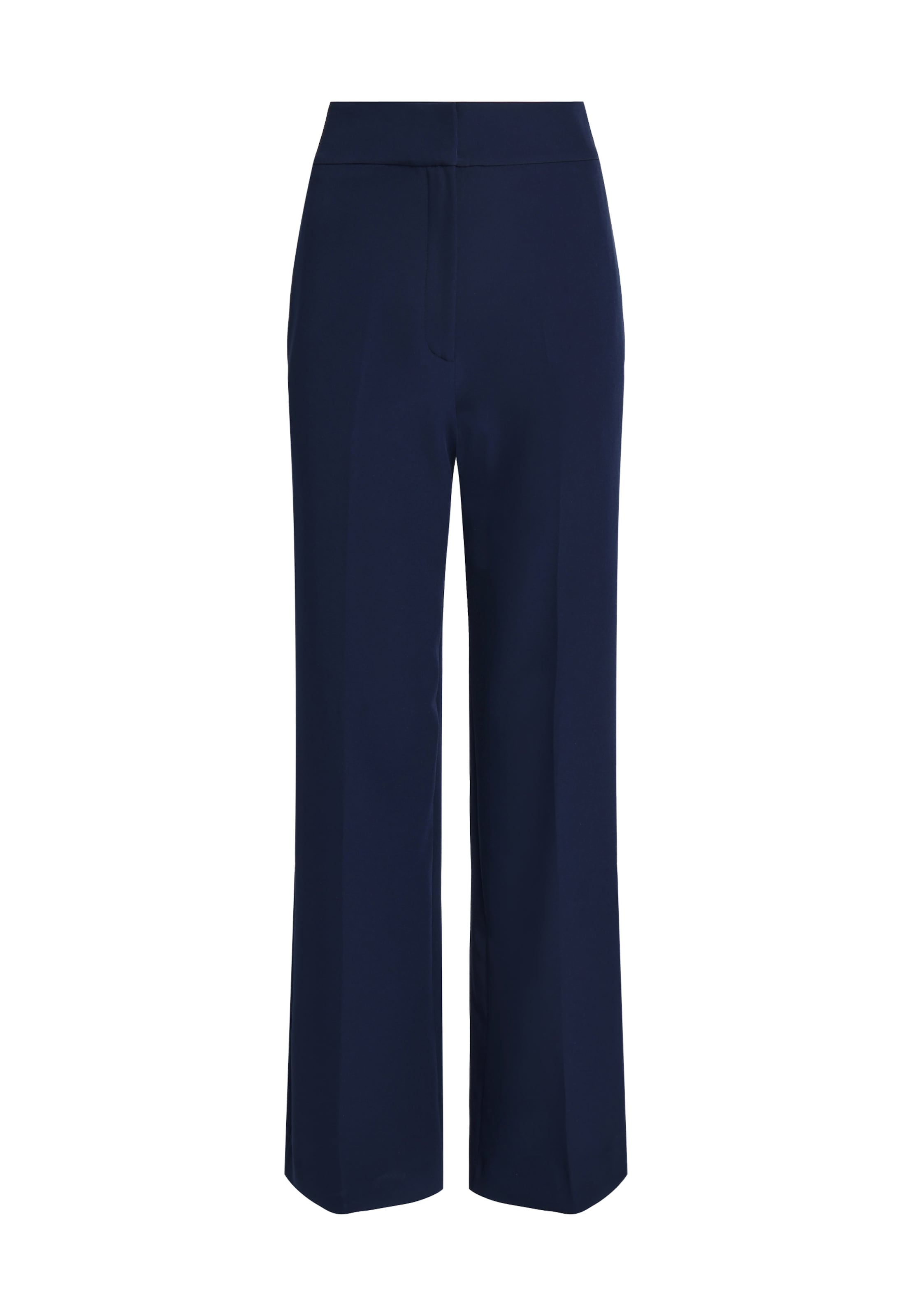 Wide Leg Pantalon à plis 'Himia' HUGO en bleu : devant