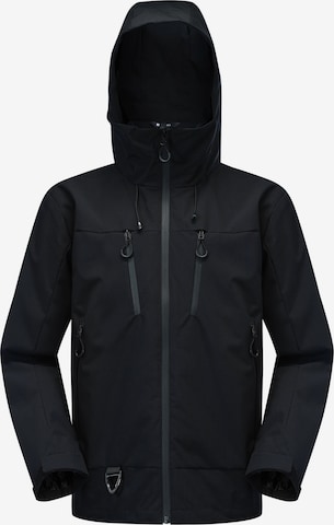 YOUTHUP Winter Jacket 'Lässig' in Black: front
