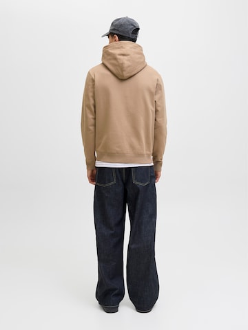 JACK & JONES Sweat jacket 'JORNORREBRO' in Brown