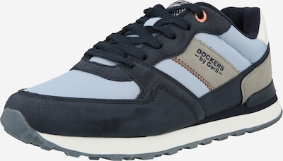 Dockers by Gerli Matalavartiset tennarit värissä laivastonsininen / vaaleansininen / harmaa, Tuotenäkymä