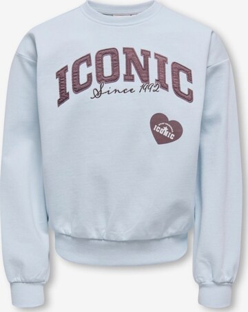 ONLY Sweatshirt 'Naomie Boxy' in Blauw: voorkant