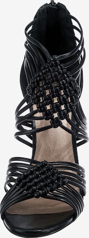 BULLBOXER Sandały z rzemykami w kolorze czarny