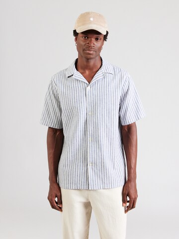 Les Deux - Ajuste regular Camisa en azul: frente