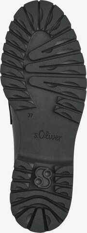 s.Oliver Slipper in Schwarz