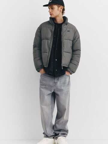 Pull&Bear Between-season jacket 'STWD' in Grey: front