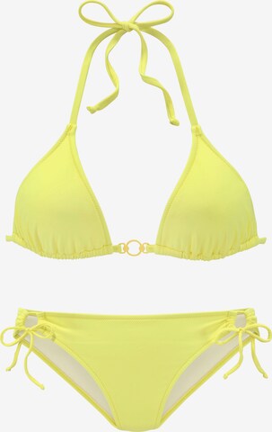 VIVANCE Triangel Bikini in Gelb: predná strana