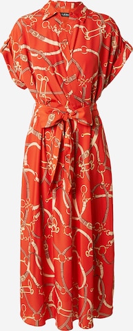 Robe-chemise Lauren Ralph Lauren en orange : devant