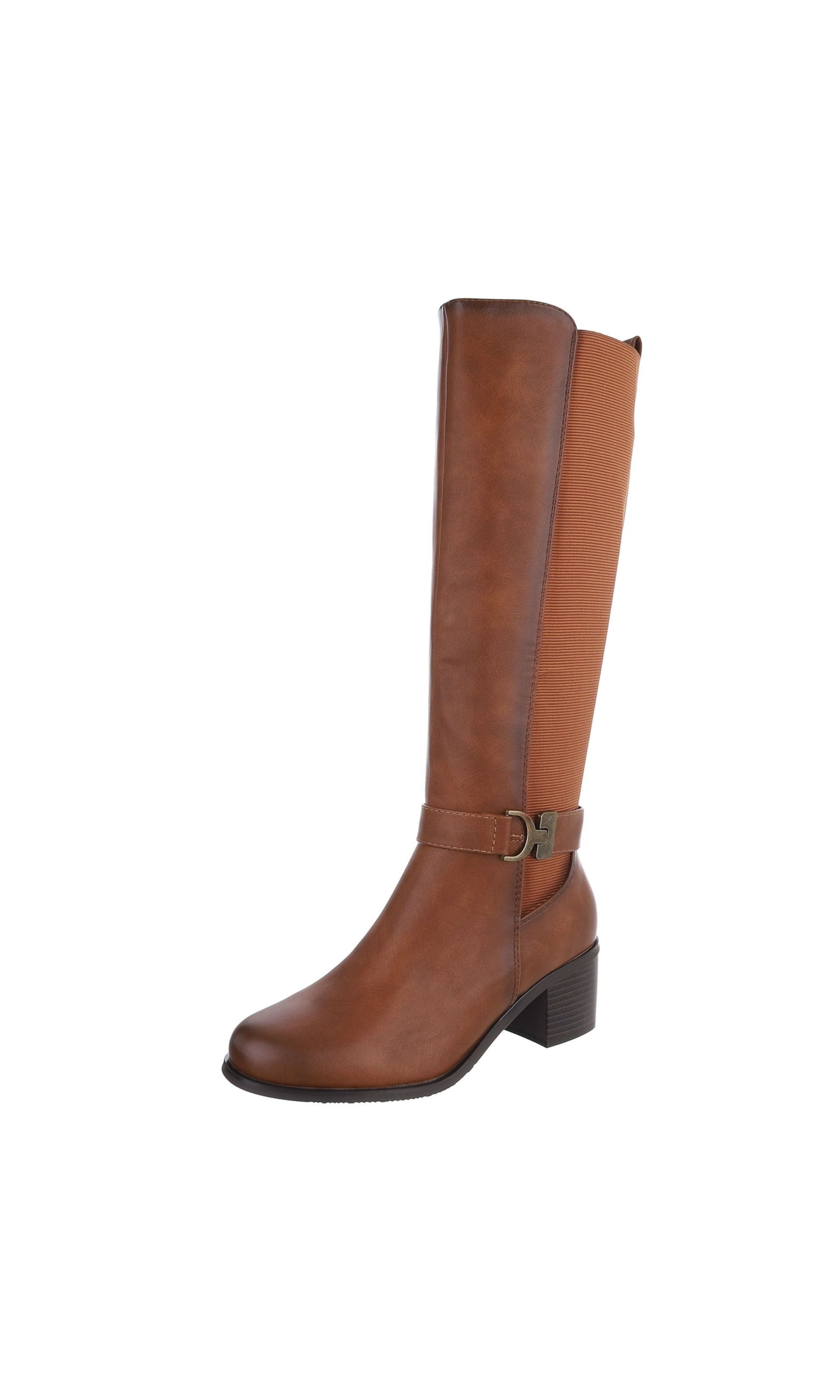 Ital-Design Boots in Brown: front
