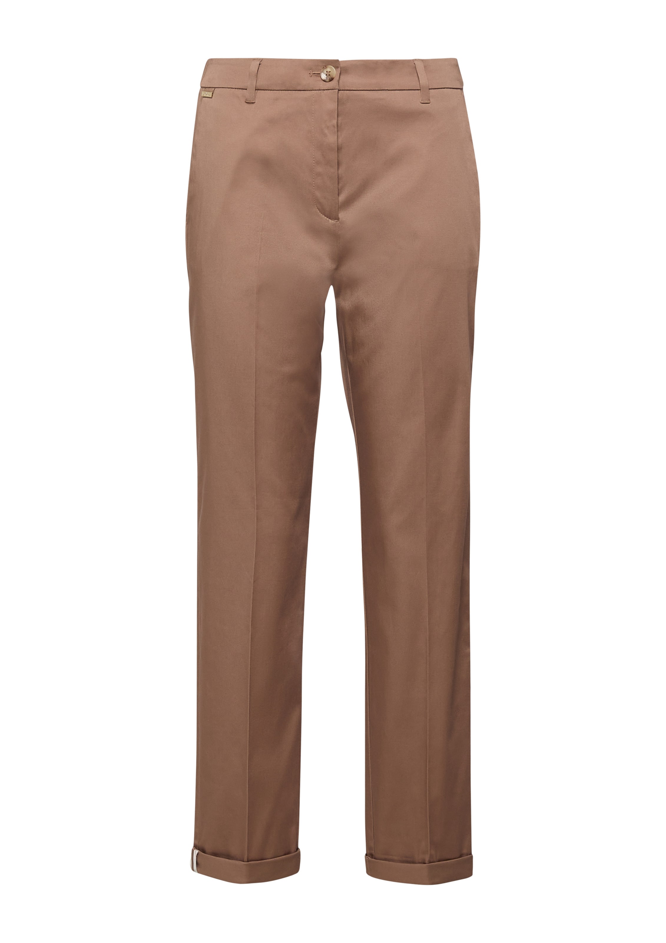 Regular Pantalon s.Oliver en marron : devant