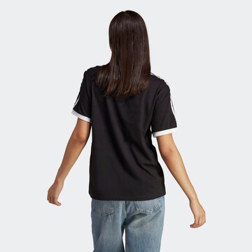 juoda ADIDAS ORIGINALS Marškinėliai 'Adicolor Classics 3-Stripes'