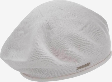 Seeberger Beanie 'Mütze' in White: front