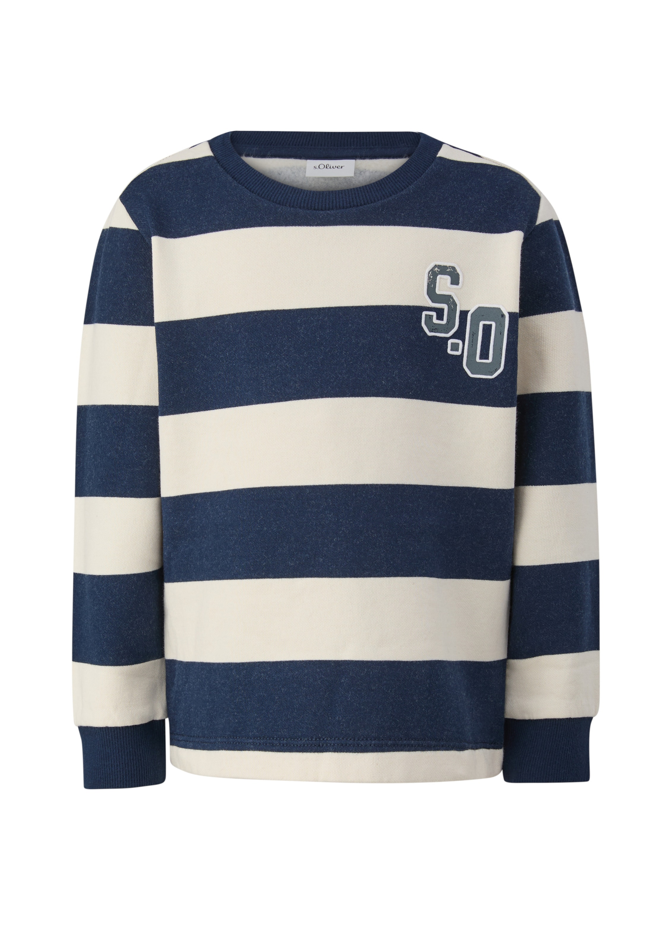 s.Oliver Sweatshirt in Blauw: voorkant