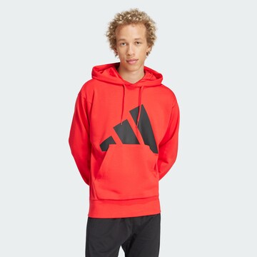 Sweat de sport 'Essentials' ADIDAS SPORTSWEAR en rouge : devant