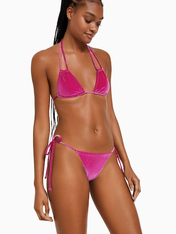 Bershka Bikini bottom in Pink