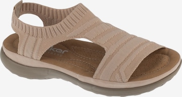 Sandales 'Rieker Sandals' Rieker en beige : devant