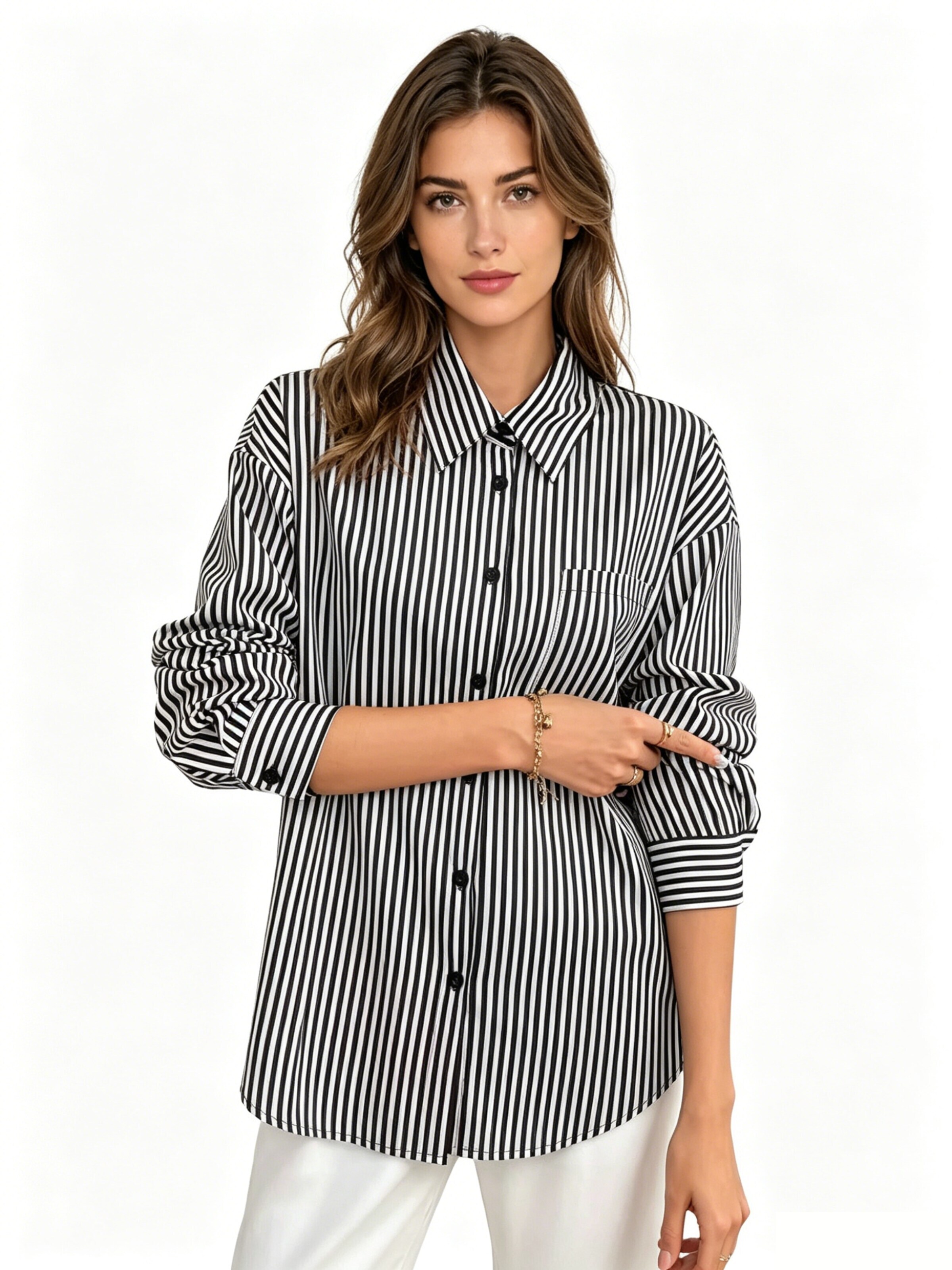 KoJooin Bluse‌‌‌‌‌ in Schwarz: Vorderseite