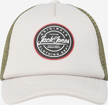 Jack & Jones Junior قبعة 'FLORIN' بلون أبيض