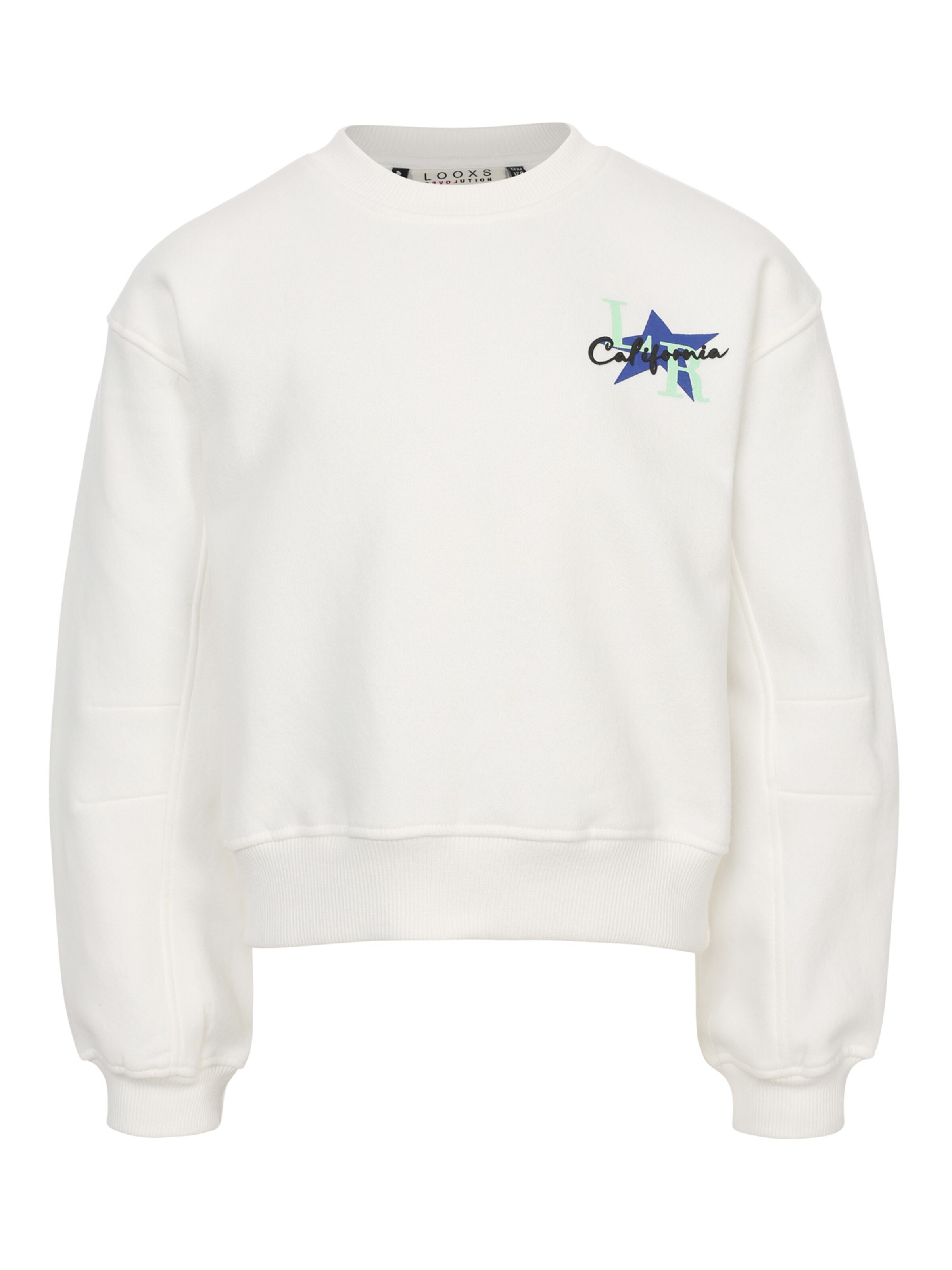 Looxs Revolution Sweatshirt in Wit: voorkant