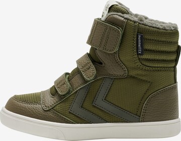 Hummel Snowboots in Groen: voorkant