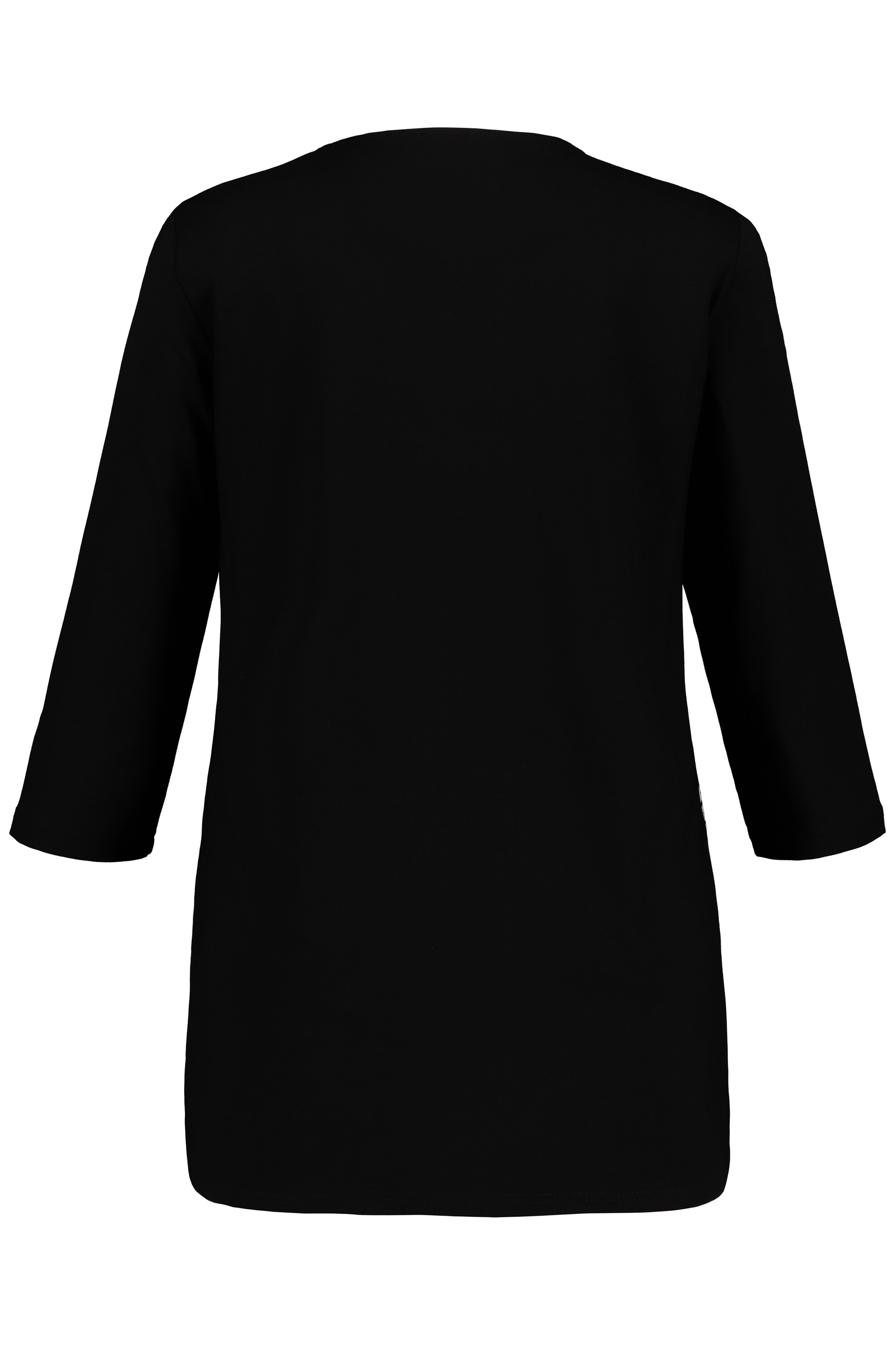 Ulla Popken Shirt in Schwarz, Weiß 
