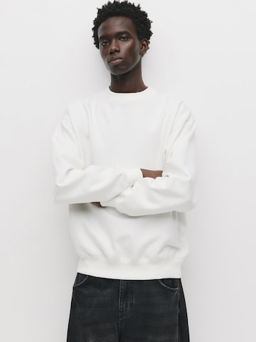 Felpa di Pull&Bear in bianco: frontale