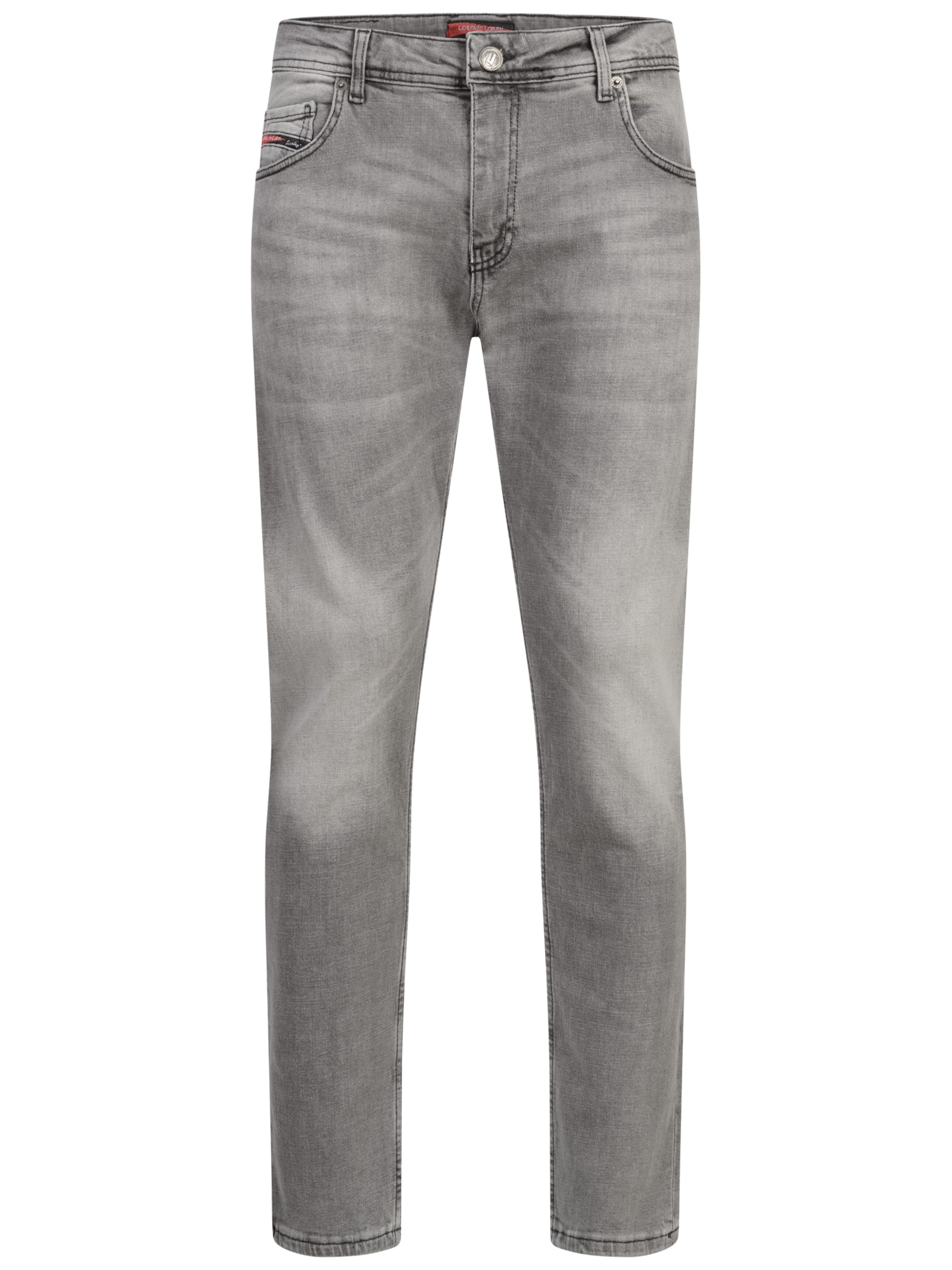 Lorenzo Loren Regular Jeans in Grey: front