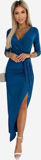 Numoco Abendkleid 'Maxikleid Vivian mit Glitzer' in blau, Produktansicht